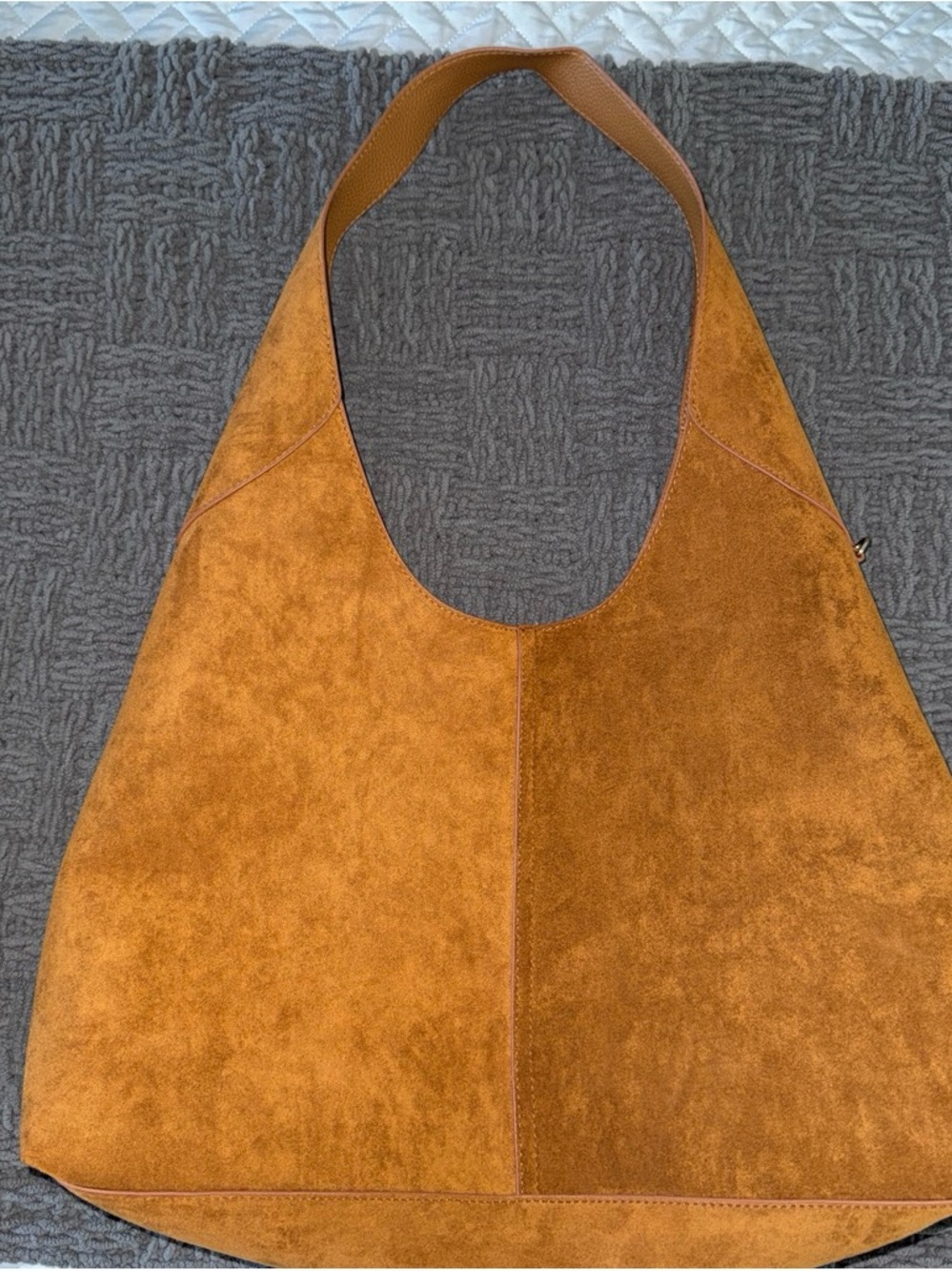 Universal Thread Tan Suede Hobo Shoulder Bag